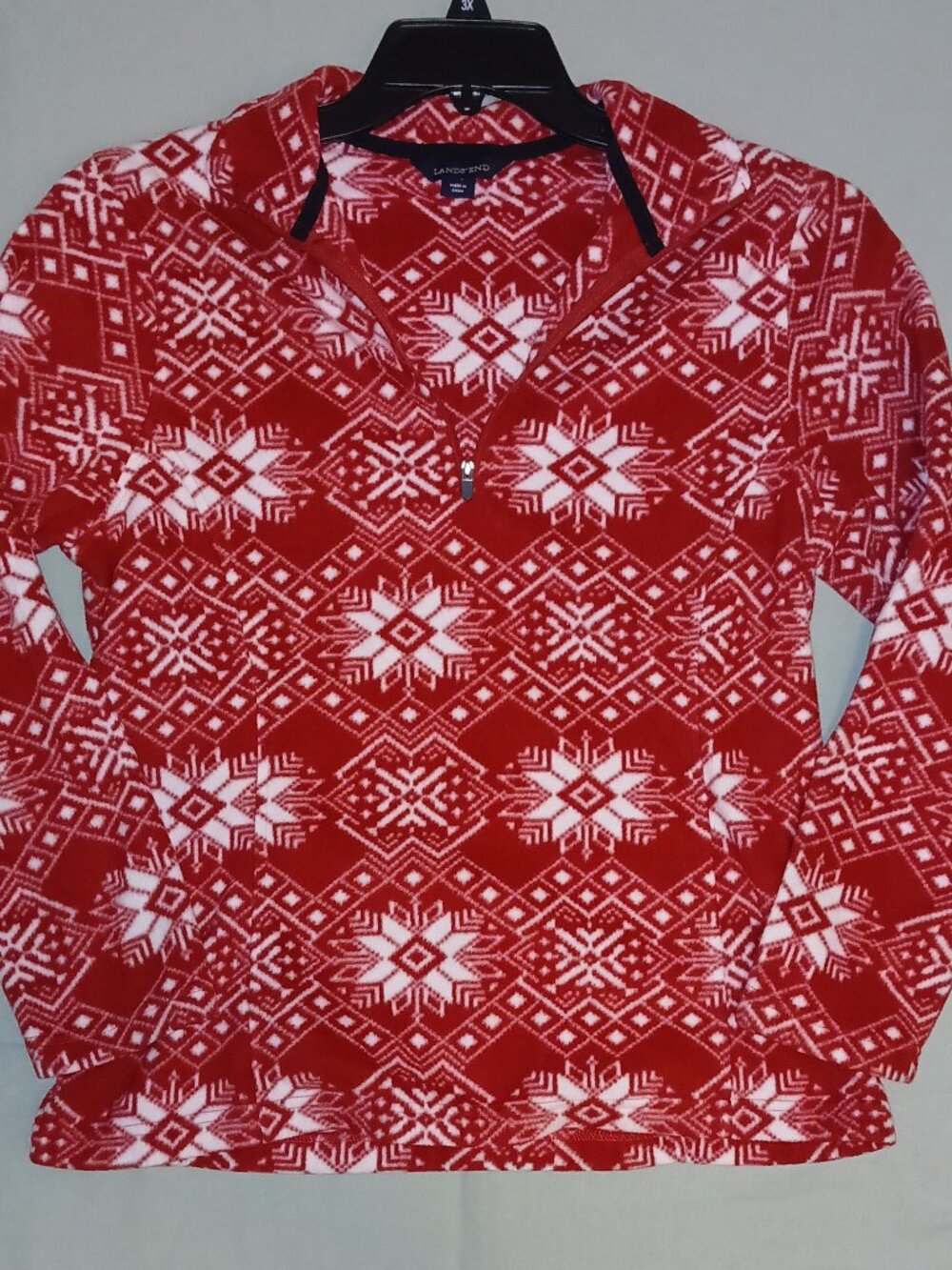 Lands End Polar-Fleece Pullover S/P 6-8